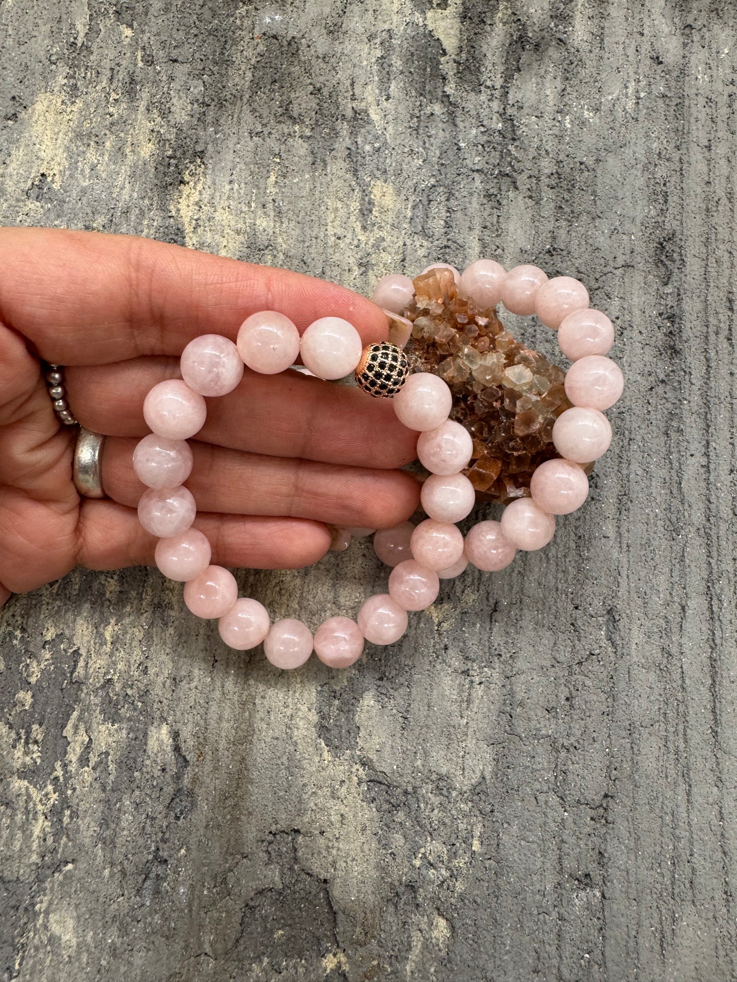 Madagaskaro rožinis kvarcas 10mm