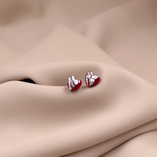 Auskarai “ Red Valentine “