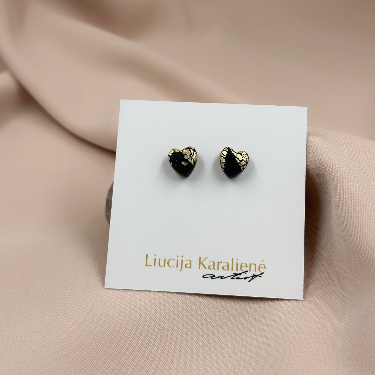 Auskarai “Black Valentine”