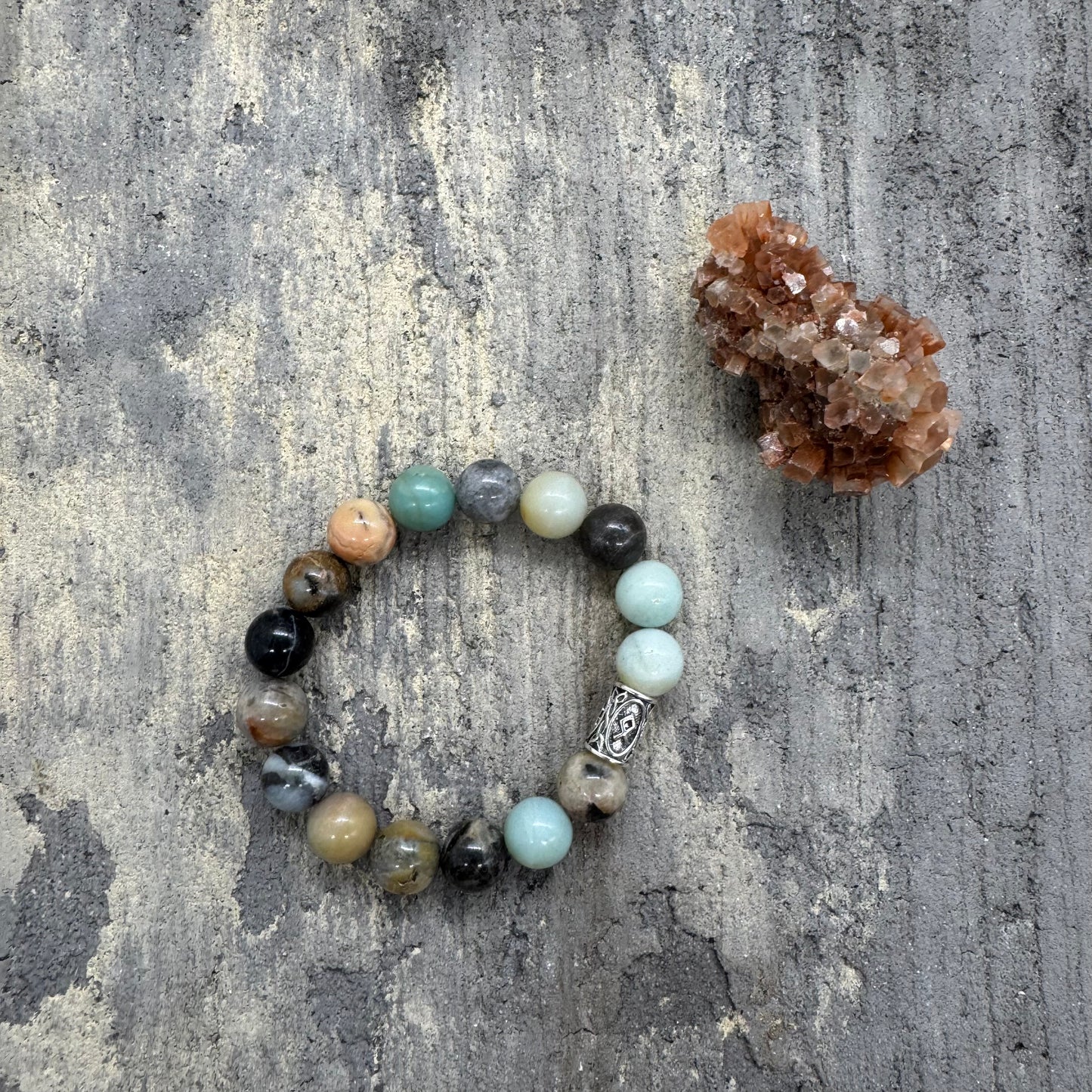 Othala runa Indijos agatas