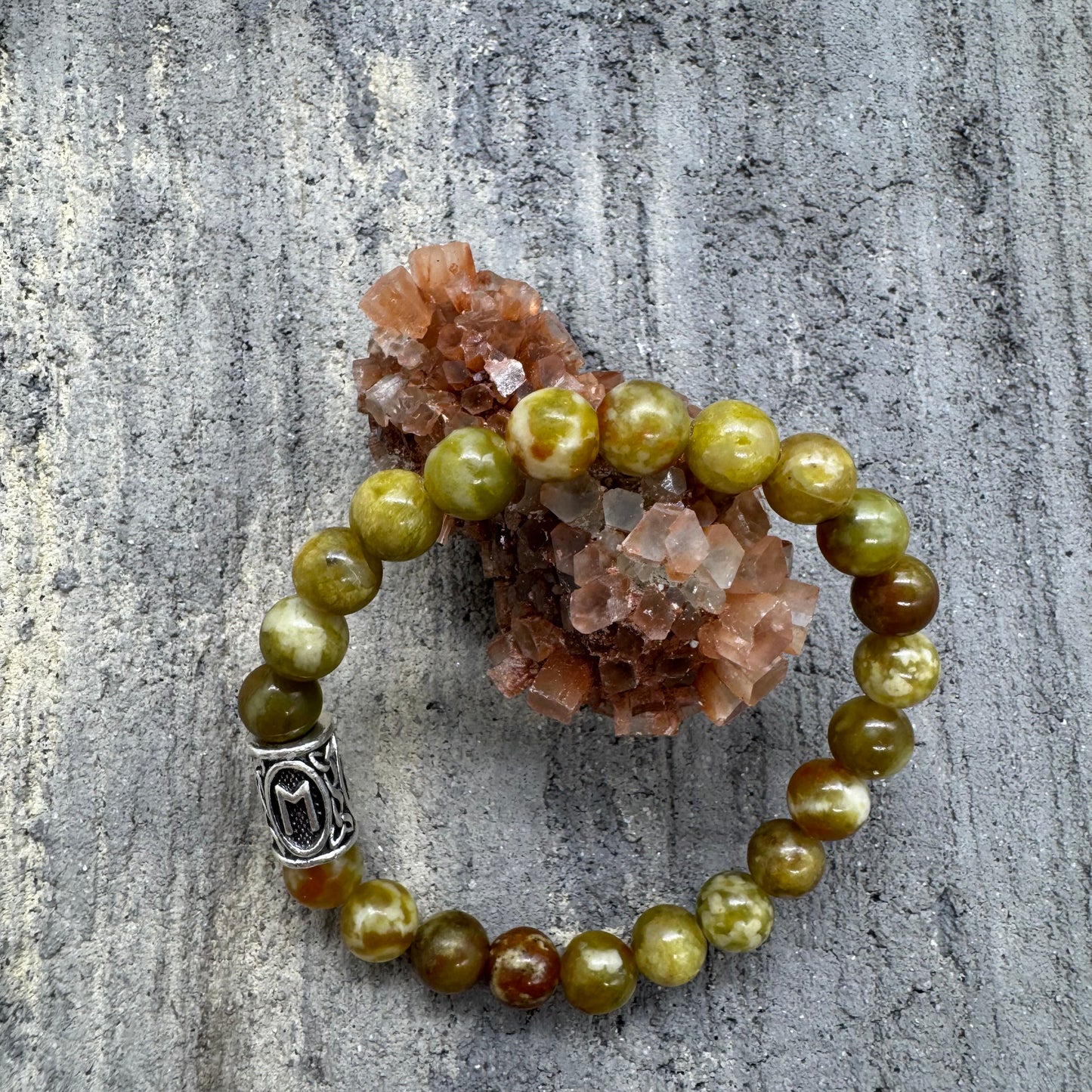 Egwaz runa ir žaliasis drakonas